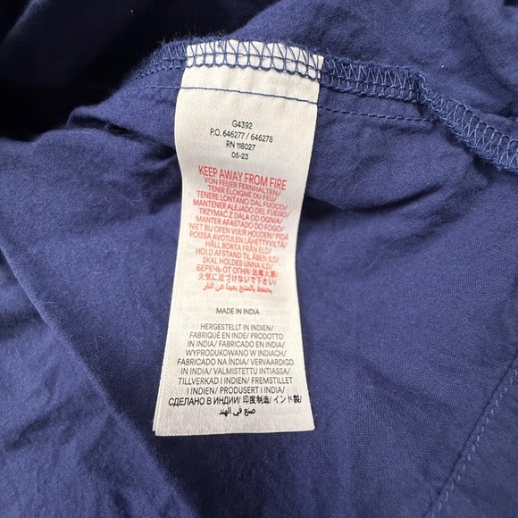 Mini Boden Girls Unicorn Appliqué Dress, Navy, Long Sleeve, Size 4-5 100% Cotton - Picture 9 of 12